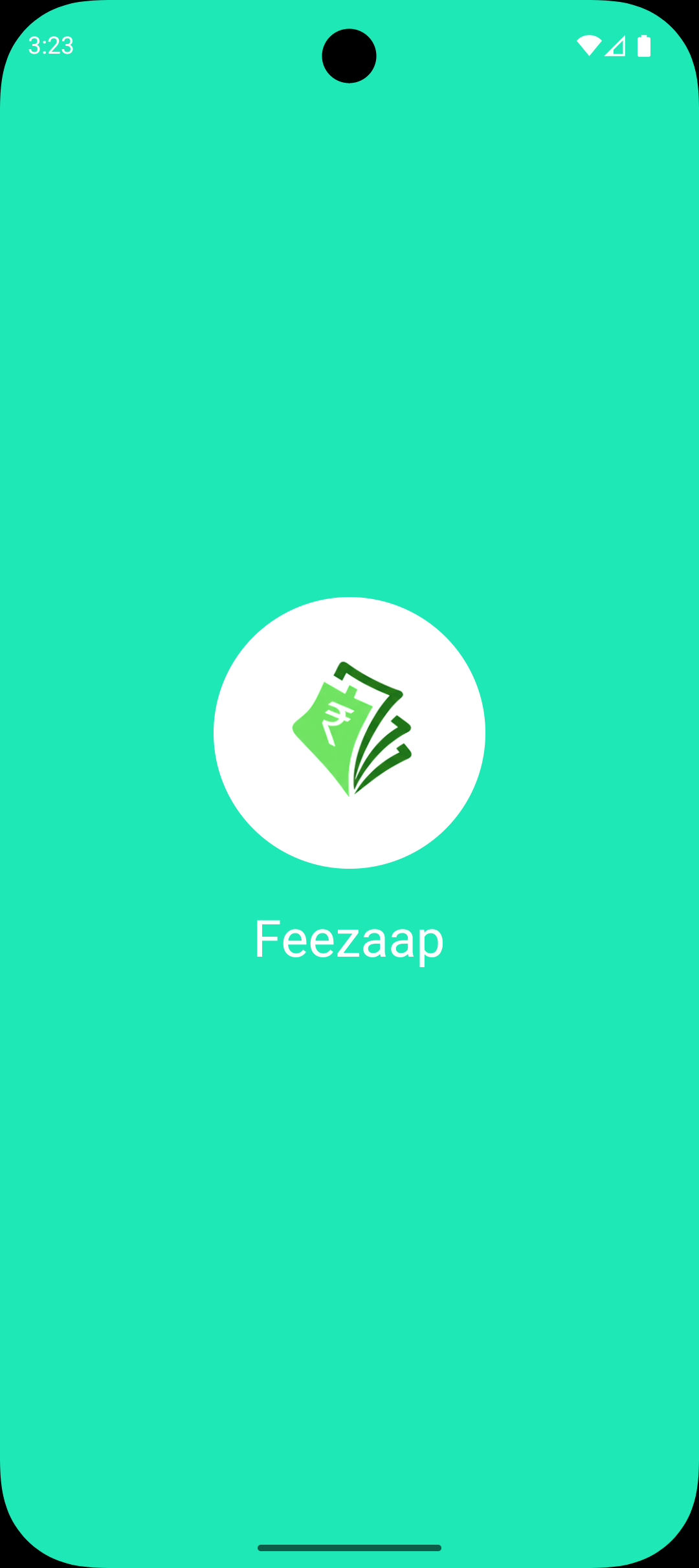 FeeZaap App Splash Screen - Welcome Interface